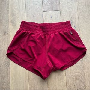 Altar’d State Maroon Workout Shorts